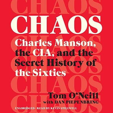 Cover of Chaos: Charles Manson, the CIA, and the Secret History of the Sixties