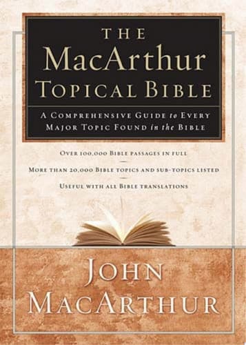 Cover of MacArthur Topical Bible