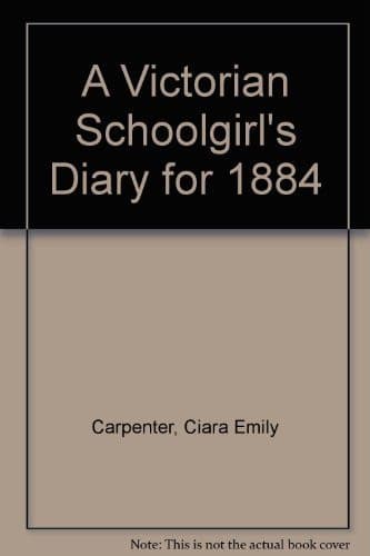Cover of A Victorian schoolgirl's diary for 1884