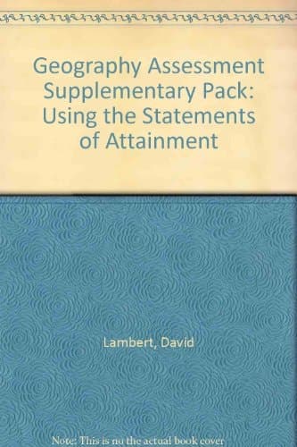 Cover of Geography assessment