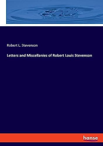 Cover of Letters And Miscellanies of Robert Louis Stevenson