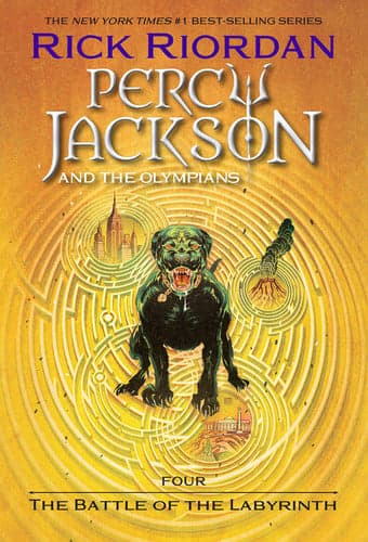 Cover of Percy Jackson and the Olympians, Book Four The Battle of the Labyrinth