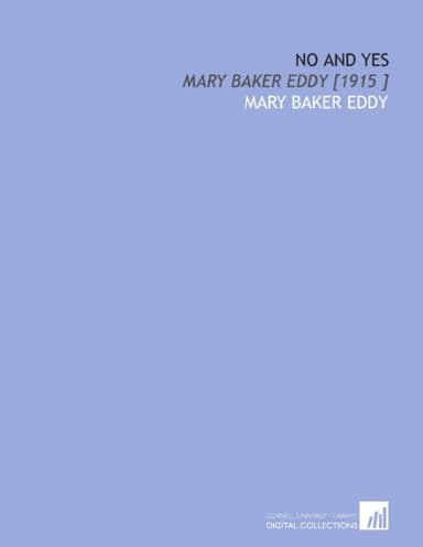 Cover of No and yes