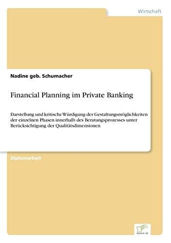 Cover of FINANCIAL PLANNING IM PRIVATE BANKING