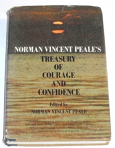 Cover of Norman Vincent Peale's Treasury of Courage and Confidence