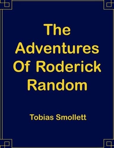 Cover of Adventures of Roderick Random