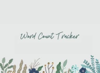 Cover of Word Count Tracker