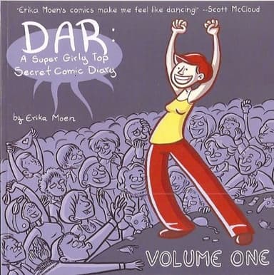 Cover of Dar: A Super Girly Top Secret Comic Diary, Volume One