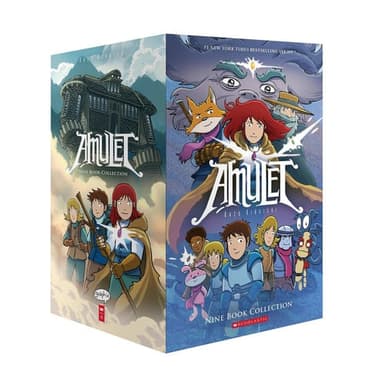Cover of Amulet Box Set 1-9 Graphix