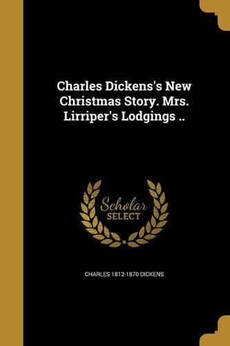 Cover of Dickens' new stories