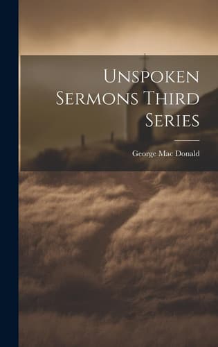 Cover of Unspoken Sermons Third Series