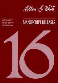 Cover of EGW Manuscript Releases--Vol 16