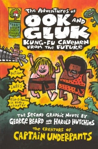 Cover of Adventures of Ook and Gluk, Kung-Fu Cavemen from the Future