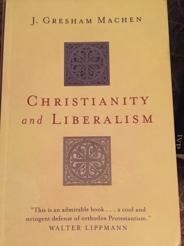 Cover of Christianity and Liberalism