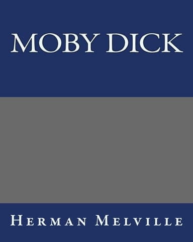 Cover of Moby Dick Herman Melville
