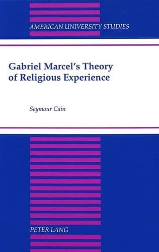 Cover of Gabriel Marcel's theory of religious experience