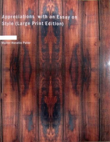 Cover of Appreciations with an Essay on Style