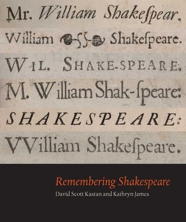 Cover of Remembering Shakespeare