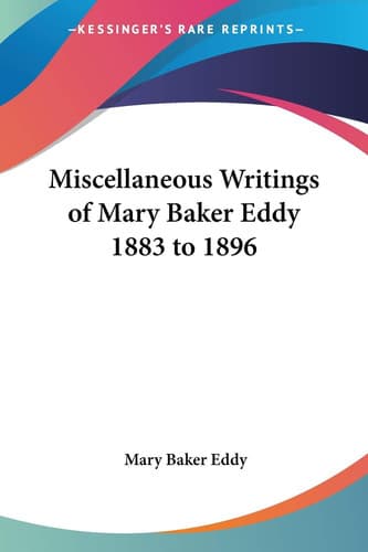 Cover of Miscellaneous writings