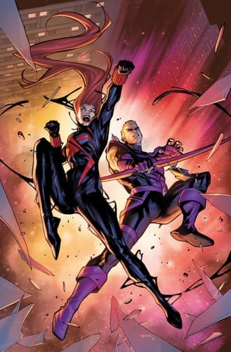 Cover of BLACK WIDOW and HAWKEYE