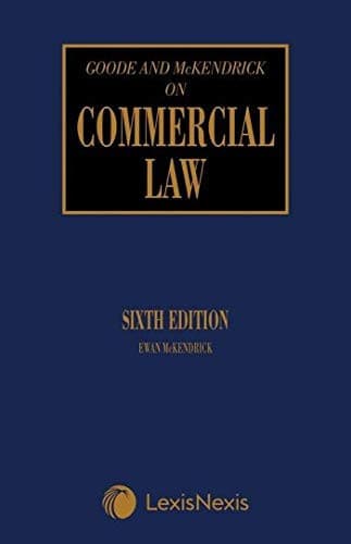 Cover of Goode on Commercial Law