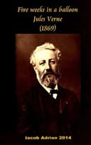 Cover of Five Weeks in a Balloon Jules Verne (1869)