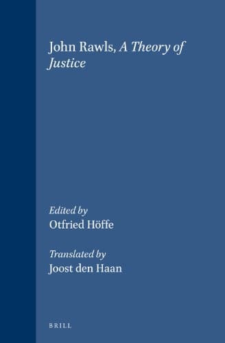 Cover of John Rawls, a Theory of Justice