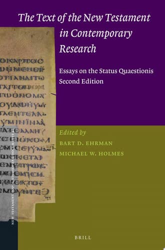 Cover of Text of the New Testament in Contemporary Research