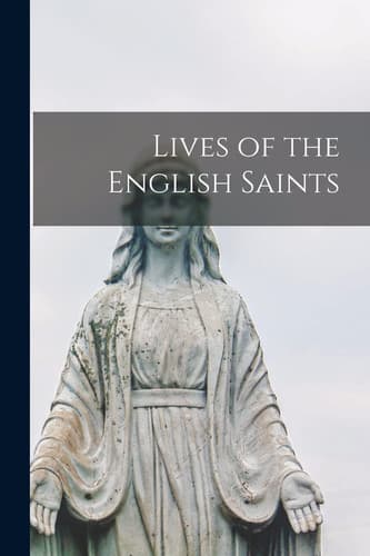 Cover of Lives of the English Saints