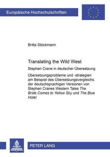Cover of Translating the Wild West