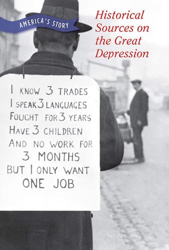 Cover of Historical Sources on the Great Depression