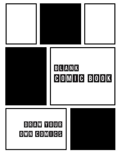 Cover of Blank Comic Book