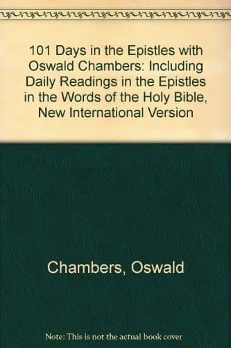 Cover of 101 days in the Epistles with Oswald Chambers