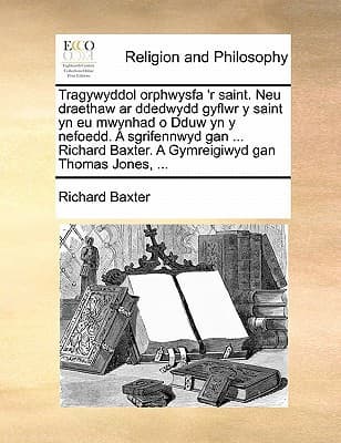Cover of Tragywyddol orphwysfa'ry saint
