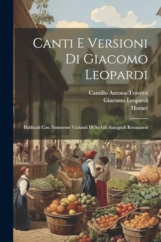 Cover of Canti e Versioni Di Giacomo Leopardi