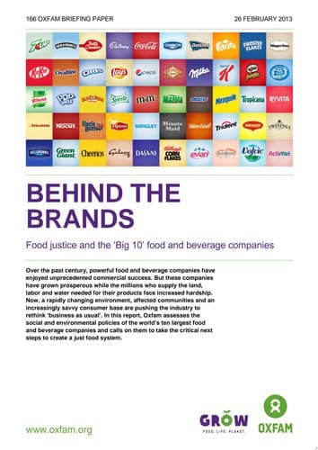 Cover of Behind the Brands