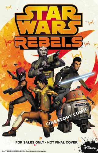 Cover of Star Wars Rebels Cinestory Comic