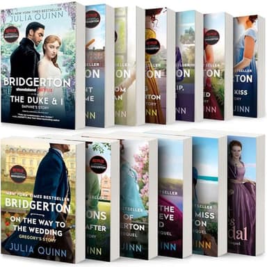 Cover of Bridgertons Family Series Total 13 Books Set. the Bridgertons Sereis Vol. 1-Vol. 9 and a Bridgerton Prequel Series Vol. 1-Vol. 4 by Julia Quinn