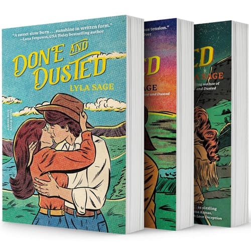 Cover of Rebel Blue Ranch Novel, Set of 2 Collection Books. Done and Dusted & Swift and Saddled