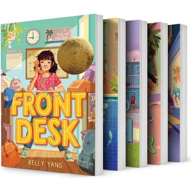 Cover of Front Desk 1-5 Books(Scholastic Gold, Three Keys, Room to Dream, Key Player, Top Story)