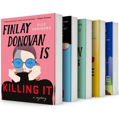 Cover of Finlay Donovan Series, 5 Books Set, Finlay Donovan Is Killing It, Knocks 'Em Dead, Jumps the Gun, Rolls the Dice, Finlay Donovan Digs Her Own Grave, by Elle Cosimano
