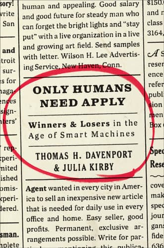 Cover of Only Humans Need Apply