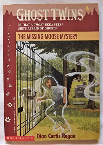 Cover of The Missing Moose Mystery (Ghost Twins, No 4)