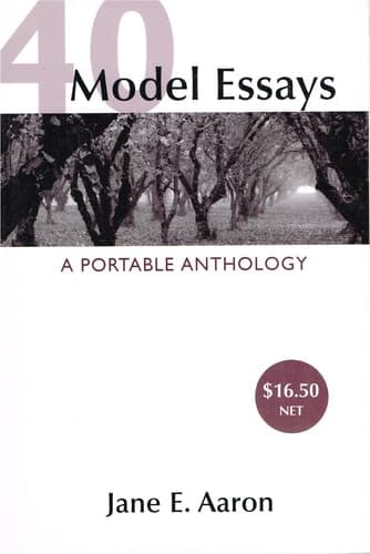 Cover of Instructor's Edition for 40 Model Essays
