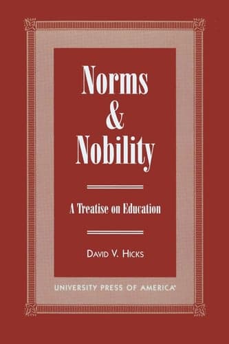 Cover of Norms and Nobility: A Treatise on Education