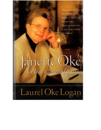 Cover of Janette Oke A Heart for the Prairie