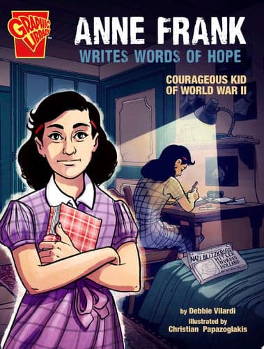 Cover of Anne Frank Writes Words of Hope