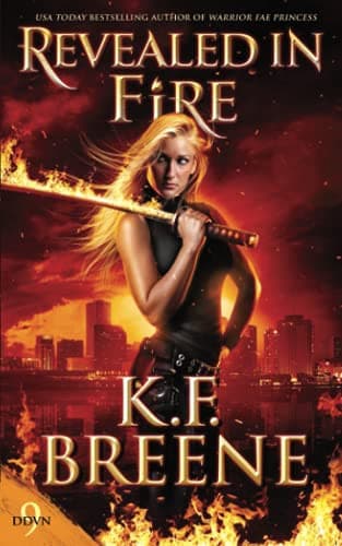 Cover of Revealed in Fire (Demon Days, Vampire Nights World)