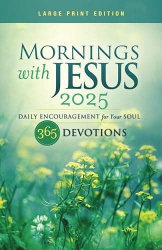 Cover of Mornings with Jesus 2025 Large Print