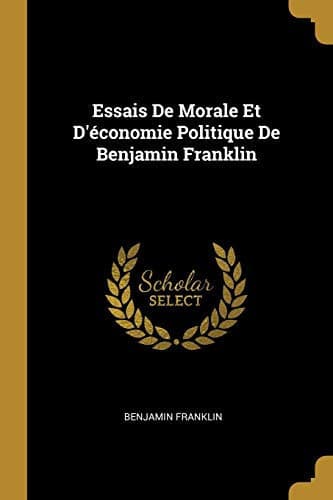 Cover of Essais de morale et d'économie politique ...